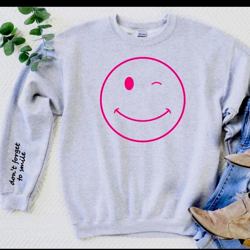 Smiley face sweatshirt